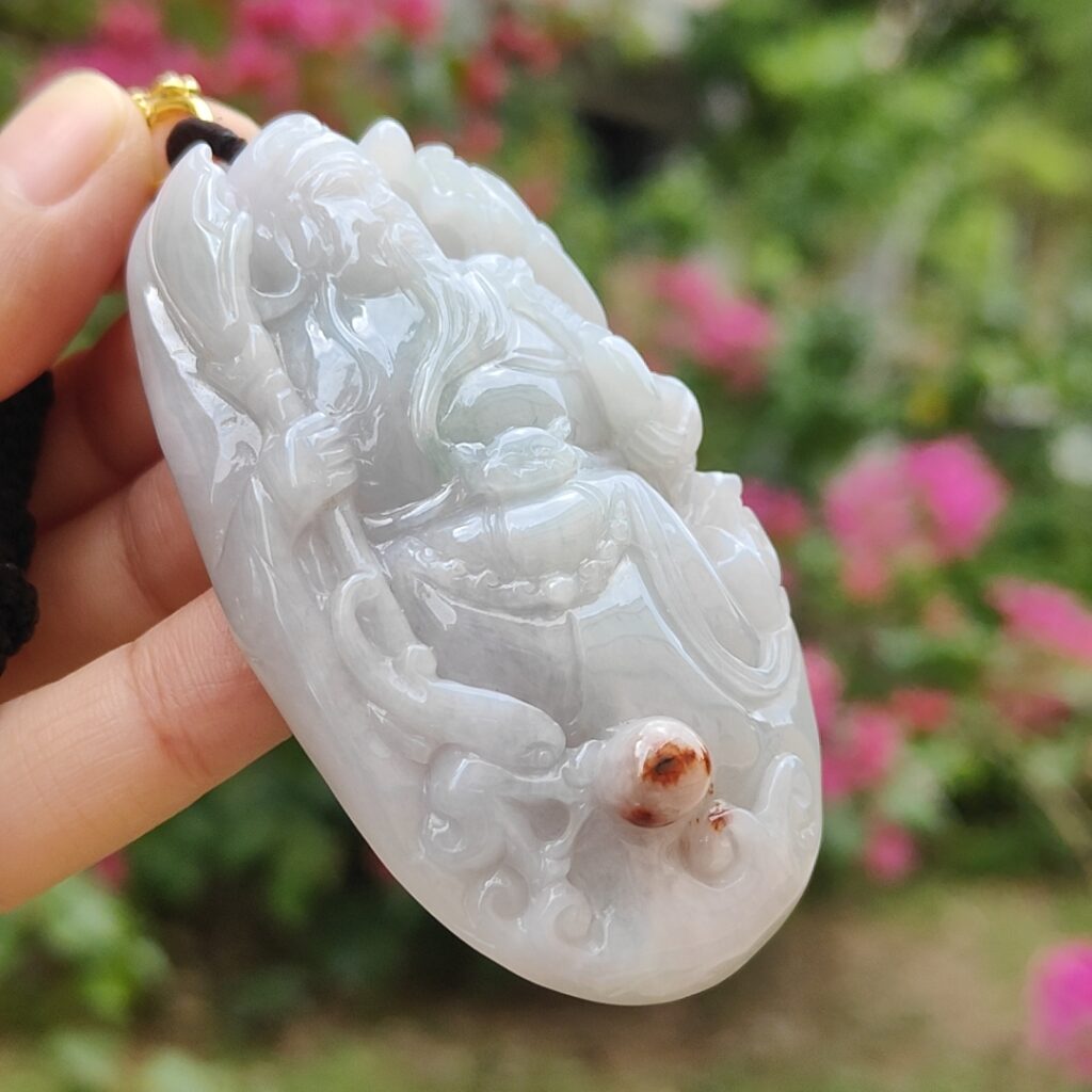 Jadeite Jade Pendants Video (Three) 12 Jade Video Gallery - Guan Gong Pendant