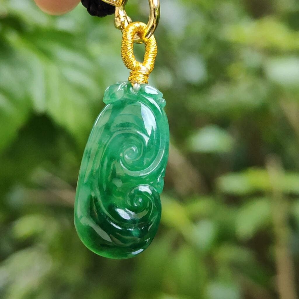 Galeri Loket Jed 27 Loket Ruyi Hijau Berkualiti Tinggi Sangat Jarang