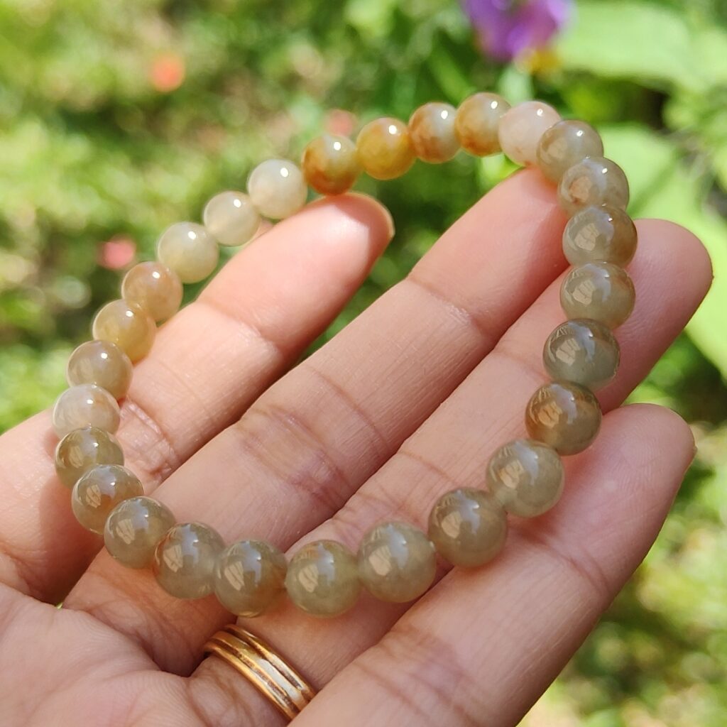 ＜14K＞ネフライト　軟玉　ヒスイ　ブレスレット　バングル 14K＞ネフライト 軟玉 ヒスイ ブレスレット バングル