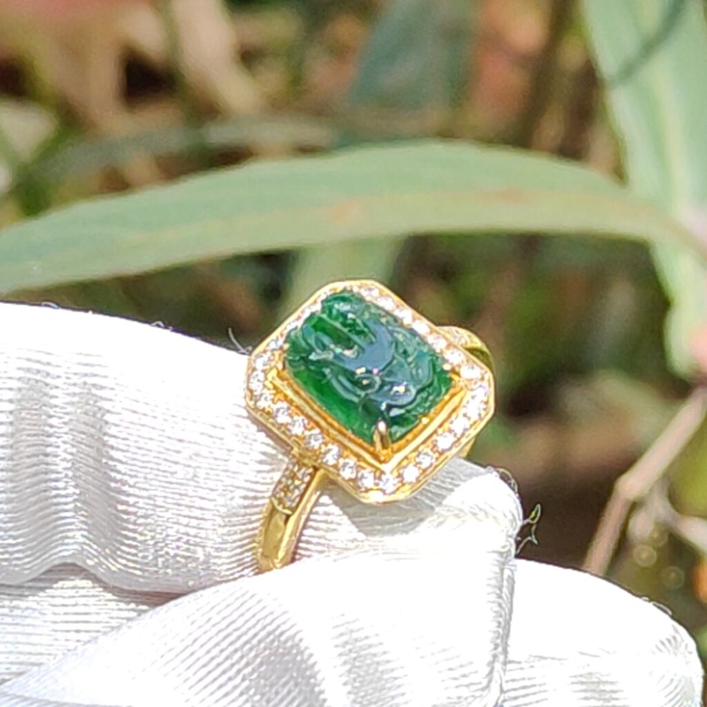 cincin naga dengan berlian
