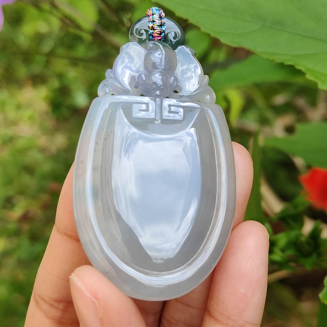 제이드 펜던트 - 믹스 제이드 갤러리 28 독점 배트 라벤더 펜던트