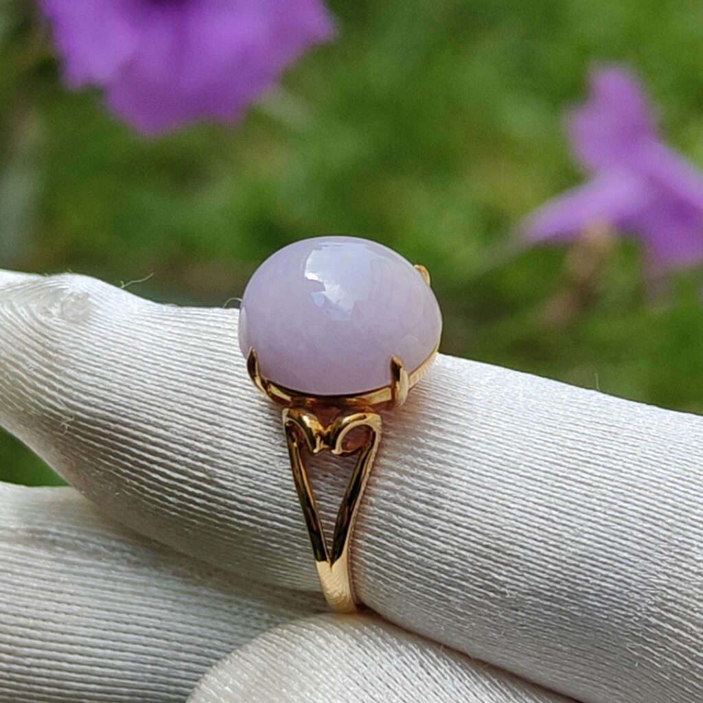 cincin jed lavender emas 18k 