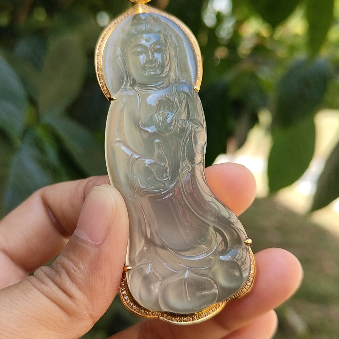 Galeri Loket Jed 10 loket guanyin premium emas 18k