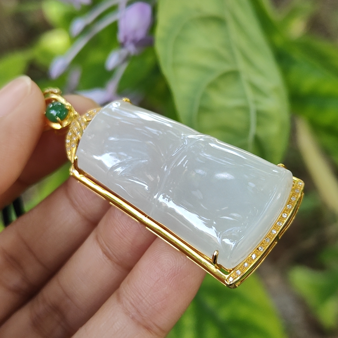 Galeri Loket Jed 21 Buluh Loket emas 18k berkualiti tinggi